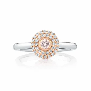 Calleija Rings*Adalynn Rose 18ct Rose and White Gold Australian Argyle Pink Diamond™ Ring