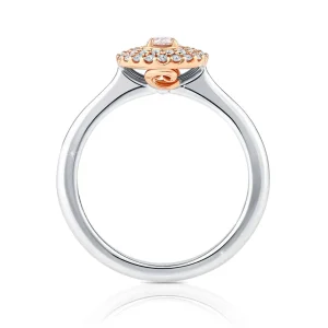 Calleija Rings*Adalynn Rose 18ct Rose and White Gold Australian Argyle Pink Diamond™ Ring