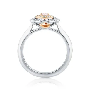 Calleija Rings*Adara Rose Australian Argyle Pink and White Diamond Ring