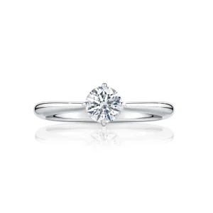 Calleija Rings*Alenka Platinum and 18ct Rose Gold 0.50ct Solitaire Diamond Ring
