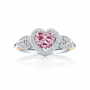 Calleija Rings*Alesea Australian Argyle Pink Tender Diamond™ Heart Ring