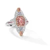 Calleija Rings*Artemis Argyle Pink Diamond™ Ring with Blue and White Diamonds