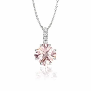 Calleija Pendants & Necklaces*Aurora 18ct White Gold Aston Morganite Pendant