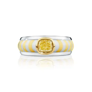 Calleija Rings*Auryn 18ct White and Yellow Gold Fancy Intense Yellow Diamond Ring