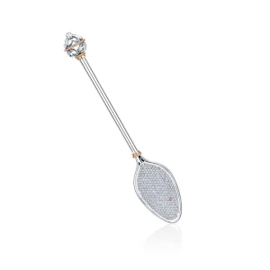 Calleija Other*Australian Argyle Pink Diamond™ & White Diamond Teaspoon