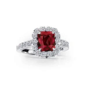 Calleija Rings*Azar Natural Burmese Ruby and Diamond Ring