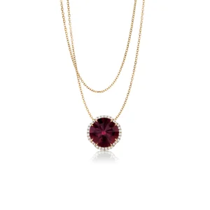 Calleija Pendants & Necklaces*Celestia Rhodolite and White Diamond Pendant