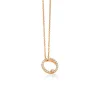 Calleija Pendants & Necklaces*18ct Rose Gold and White Diamond Circle Pendant
