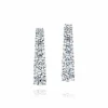 Calleija Earrings*18ct White Gold Diamond earrings with claw set diamonds totalling 1.36ct