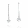 Calleija Earrings*18ct White Gold Diamond Set Drop Earrings