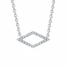 Calleija Pendants & Necklaces*18ct White Gold Diamond Set Diamond Shaped Pendant