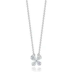 Calleija Pendants & Necklaces*18ct White Gold Flower Inspired Diamond pendant