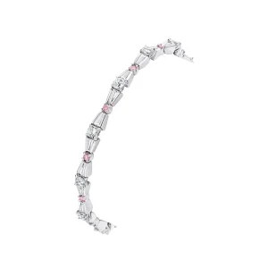 Calleija Bracelets*18ct White Gold Glacier® by White and Australian Argyle Pink Diamond™ Bracelet
