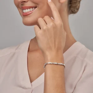 Calleija Bracelets*18ct White Gold Glacier® by White and Australian Argyle Pink Diamond™ Bracelet