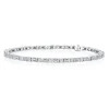 Calleija Bracelets*18ct White Gold Round Brilliant and Baguette Cut Diamond Bracelet