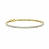 Calleija Bracelets*18ct Yellow Gold and White Diamond Tennis Bracelet