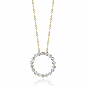 Calleija Pendants & Necklaces*18ct Yellow Gold Circle Graduating Diamond Pendant