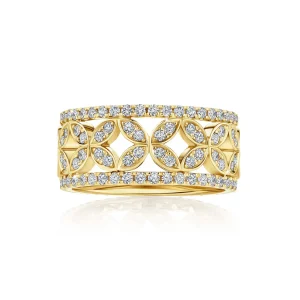 Calleija Rings*18ct Yellow Gold Floral Inspired Diamond Ring