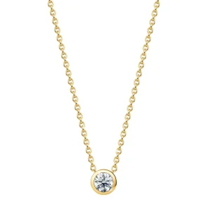 Calleija Pendants & Necklaces*18ct Yellow Gold White Diamond Pendant & Chain