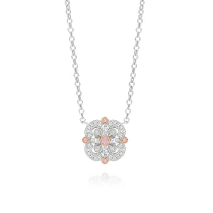 Calleija Pendants & Necklaces*Faith Australian Argyle Pink Diamond™ and White Diamond Pendant