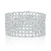 Calleija Bracelets*Lovestruck Platinum and 18ct White Gold Bracelet with 468 Marquise Diamonds