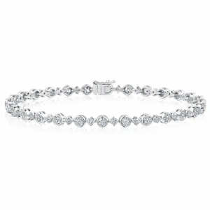 Calleija Bracelets*Luciana 18ct White Gold 2.42ct Diamond Tennis Bracelet