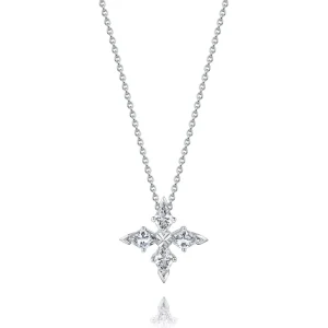 Calleija Pendants & Necklaces*Northern Star Platinum Lozenge Diamond Pendant (chain inc.)