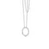 Calleija Pendants & Necklaces*Petite Oval Australian Argyle Pink Diamond™ and White Diamond Pendant