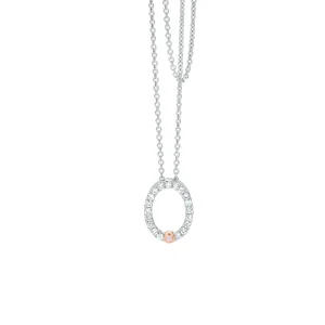 Calleija Pendants & Necklaces*Petite Oval Australian Argyle Pink Diamond™ and White Diamond Pendant