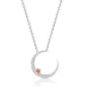 Calleija Pendants & Necklaces*Pink Moon 18ct White and Rose Gold Australian Argyle Pink Diamond™ and White Diamond Pendant