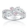 Calleija Rings*Platinum Australian Argyle Pink Diamond™ & White Diamond Dress Ring