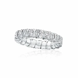 Calleija Rings*Platinum Full Circle GLACIER®Cut Diamond Ring