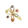 Calleija Bracelets*Primavera 18ct Yellow Gold Coloured Gemstone Cuff
