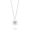 Calleija Pendants & Necklaces*Sitara Rose Platinum and 18ct Rose Gold White & Australian Argyle Pink Diamond™ Star Pendant (Chain Inc.)