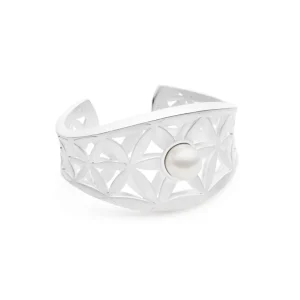 Calleija Bracelets*Stellar Kailis Pearl and Silver Bangle