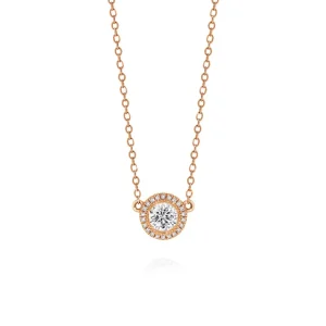 Calleija Pendants & Necklaces*White Diamond Halo Pendant with adjustable chain