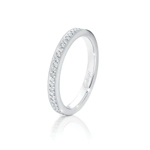 Calleija Rings*White Diamond Milgrain Set Wedding Ring