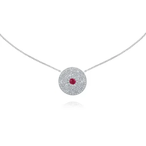 Calleija Pendants & Necklaces*White Gold Fancy Ruby & Diamond Pendant