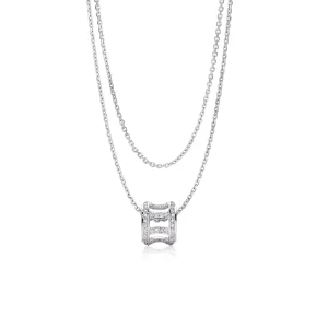 Calleija Pendants & Necklaces*Zara Tindall by Coronet Suite 18ct White Gold and White Diamond Pendant (with Chain)