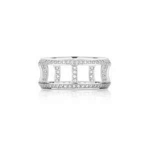 Calleija Rings*Zara Tindall by Coronet Suite Medium 18ct White Gold and White Diamond Ring