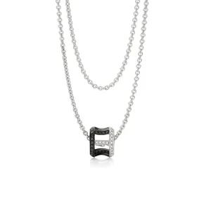 Calleija Pendants & Necklaces*Zara Tindall by Coronet Suite White Gold Black and White Diamond Pendant