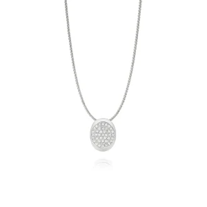 Calleija Pendants & Necklaces*Zara Tindall by Saddle Suite Platinum and Pave White Diamond Pendant