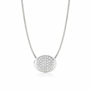 Calleija Pendants & Necklaces*Zara Tindall by Saddle Suite Platinum and Pave White Diamond Pendant